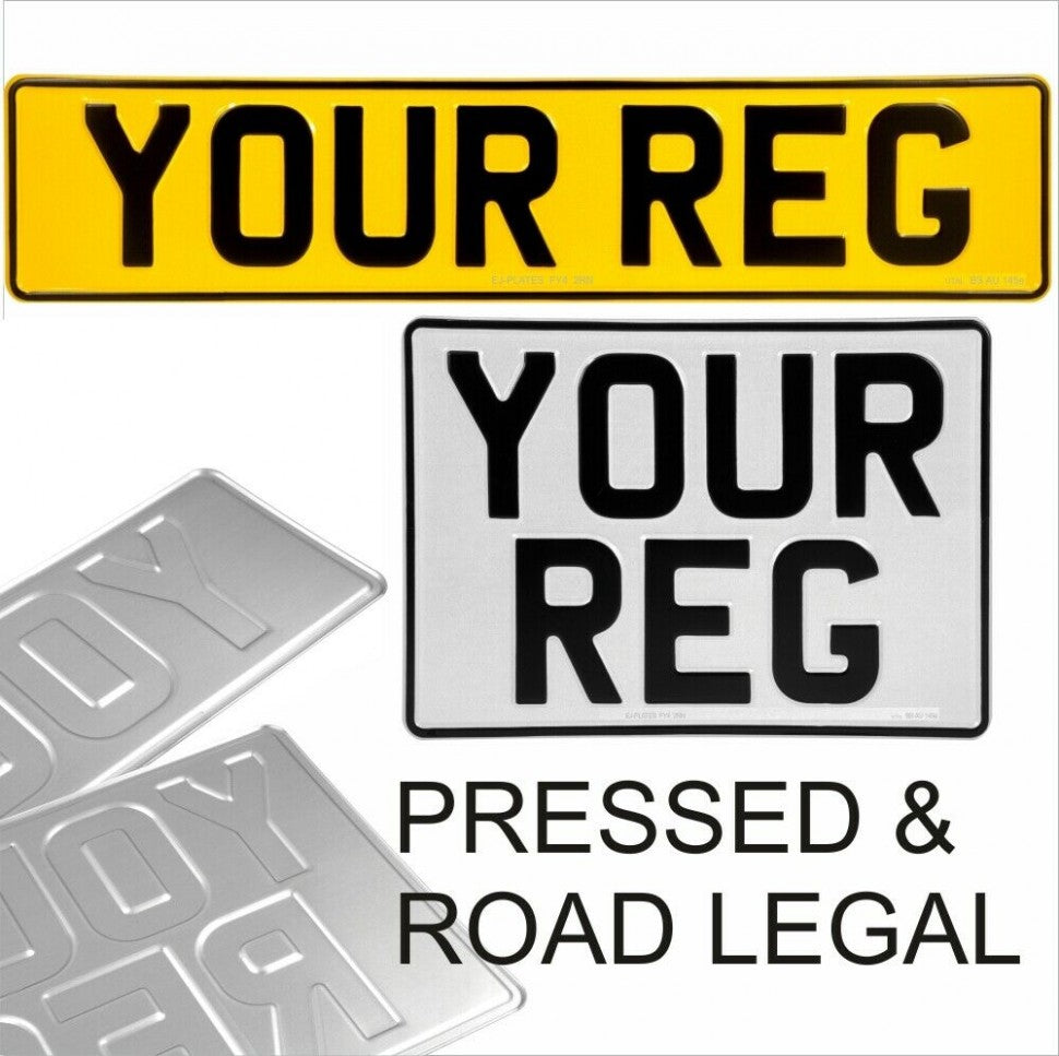 Pressed Car Plates